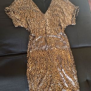 UK style French connection sequin evening dress